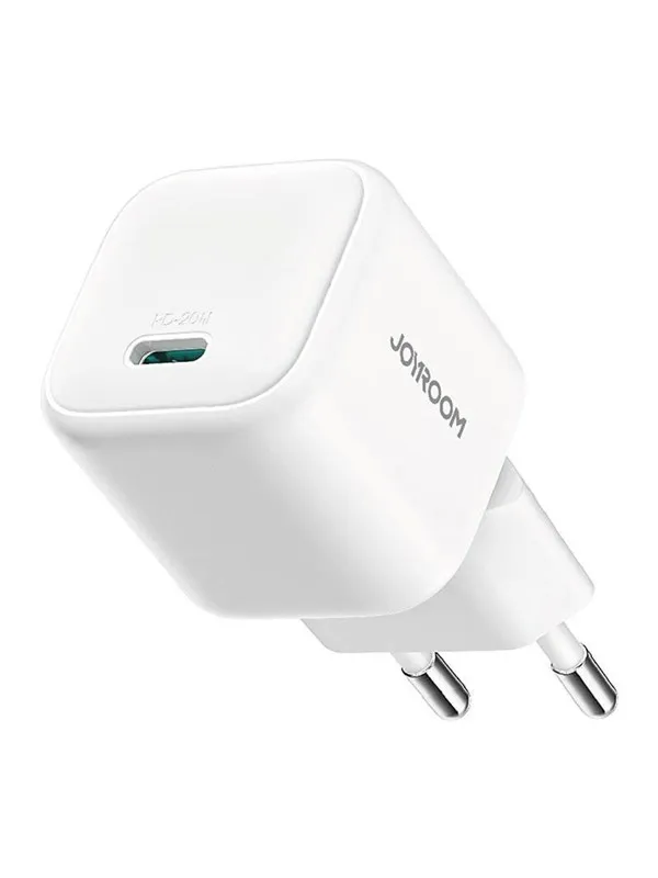 Joyroom JR-TCG08 GaN Mini 20W mains charger (white)
