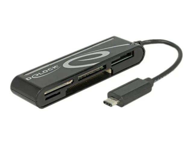 DeLOCK USB 2.0 Card Reader USB Type-C male 5 Slots