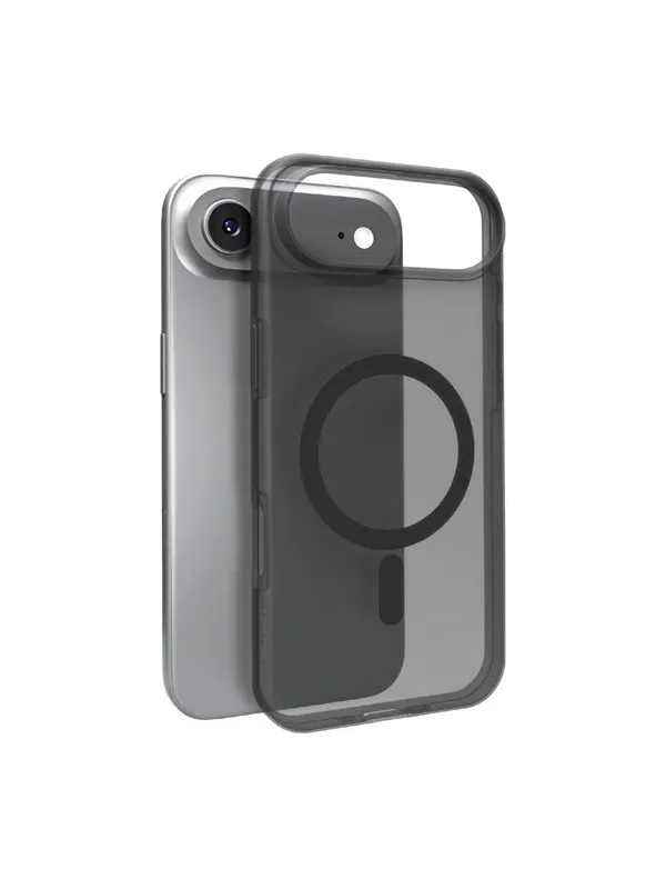 Puro Daylight Magsafe Compatible Silicone Case for iPhone 17 Air - Translucent Black