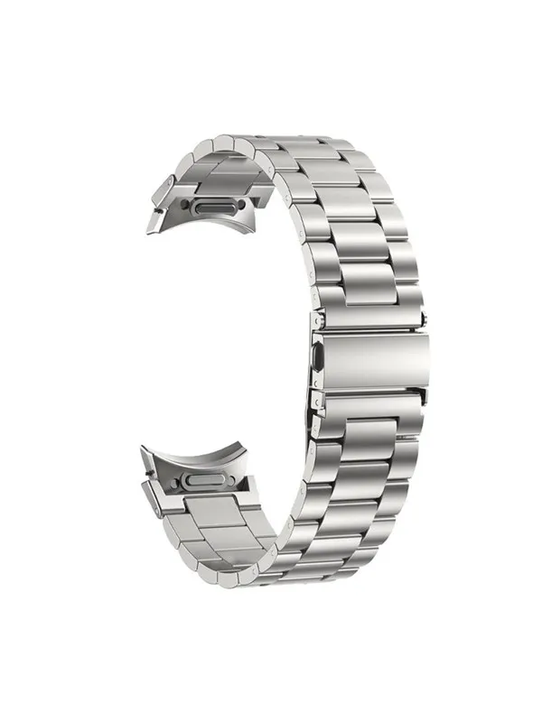 Puro METAL Stainless Steel Strap for Samsung Galaxy Watch 4 / 4 Classic / 5 / 5 Pro / 6 / 6 Classic - Silver