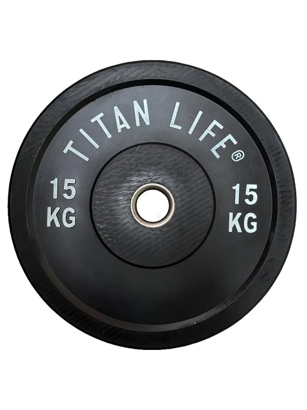 TITAN LIFE PRO Bumper Plate Rubber 15 kg