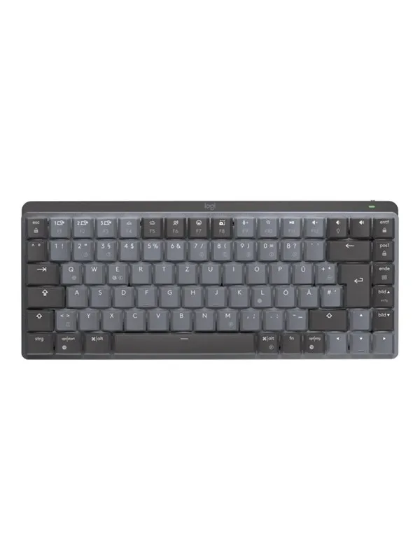 Logitech Master Series MX Mechanical Mini - Tastatur - Sveitsisk - Grå