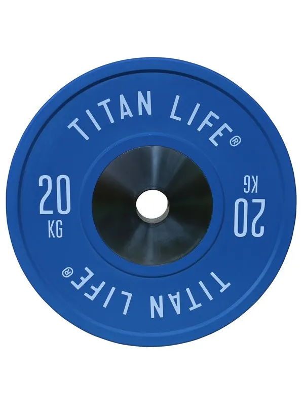 TITAN LIFE PRO Bumper Plates Elite 20 kg