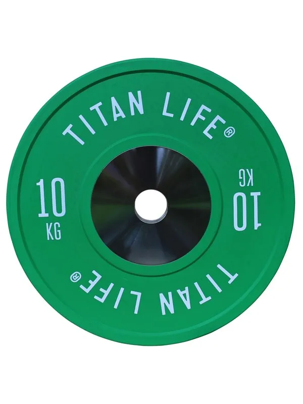 TITAN LIFE PRO Bumper Plates Elite 10 kg