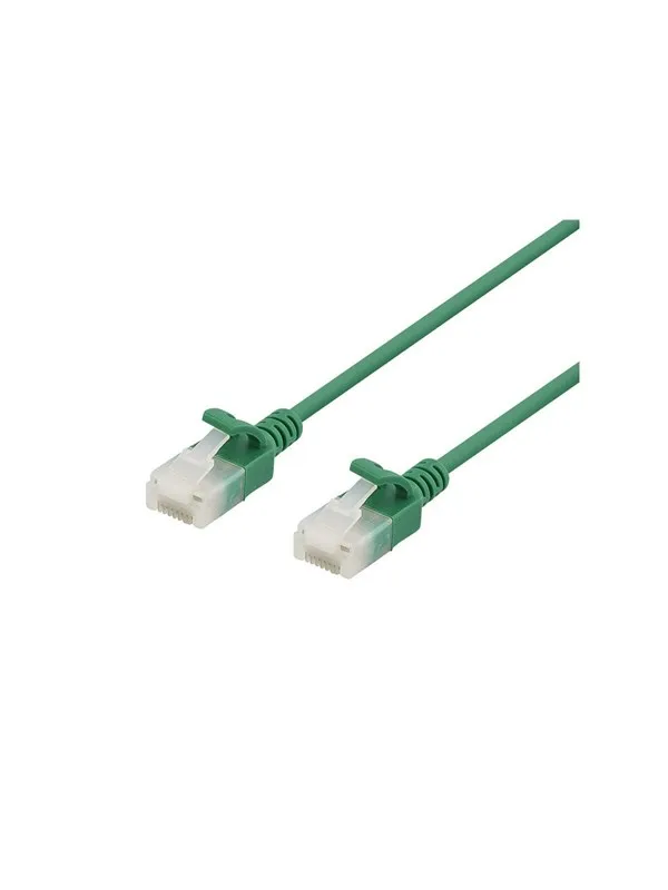 Deltaco patch cable - 1 m - green - Grønn - 1meter