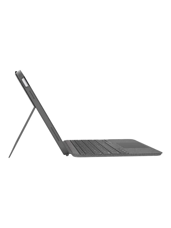 Logitech Combo Touch - keyboard and folio case - with trackpad - QWERTY - Spanish - oxford grey Input Device - Tastatur & Foliosett - Spansk - Grå