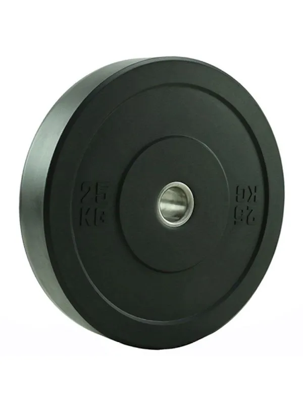 TITAN LIFE Bumper Plate 25 kg Rubber