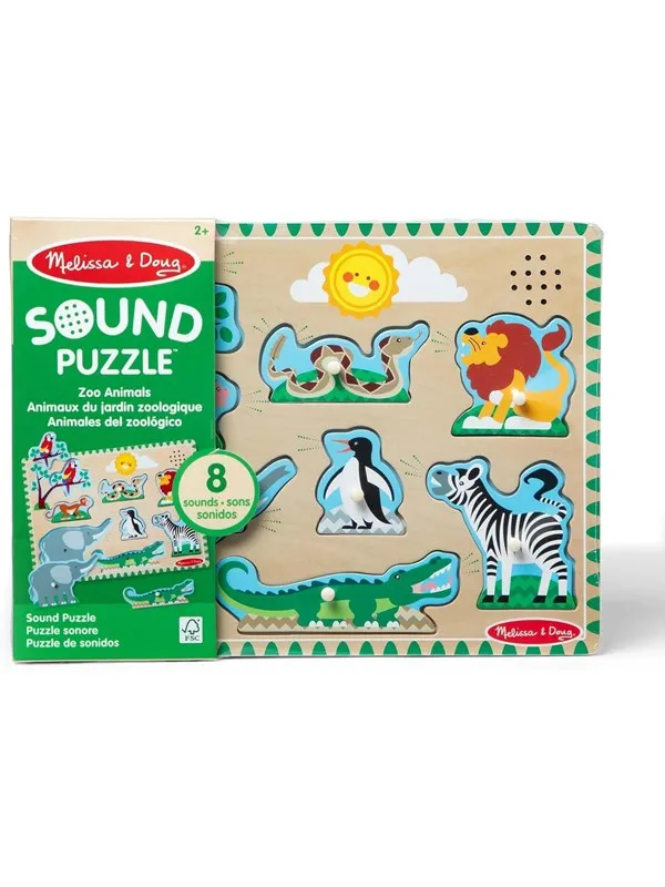 Melissa & Doug Sound Puzzle Zoo Animals