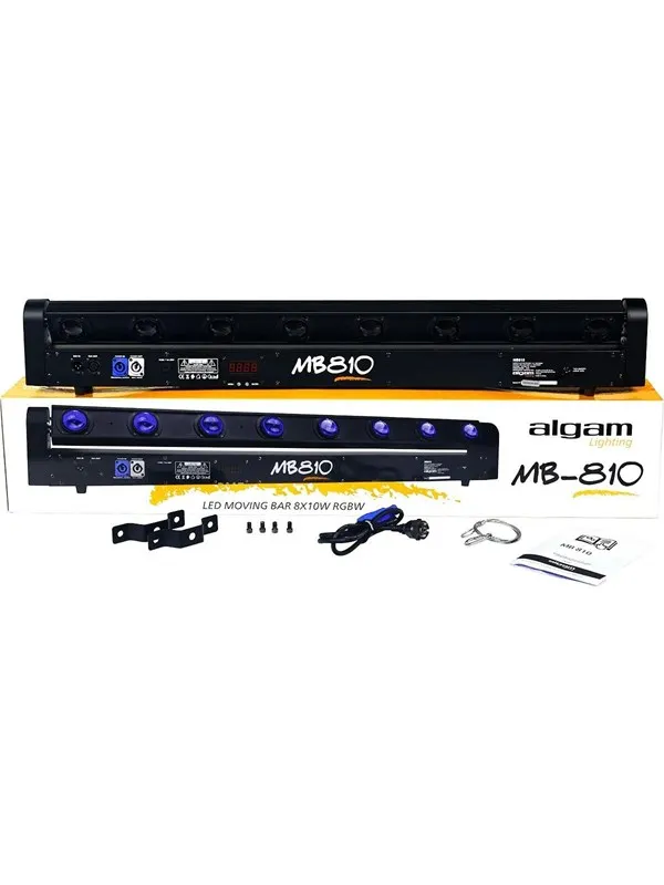 Algam Lighting 8 x LED-er motorisert RGBW-bar