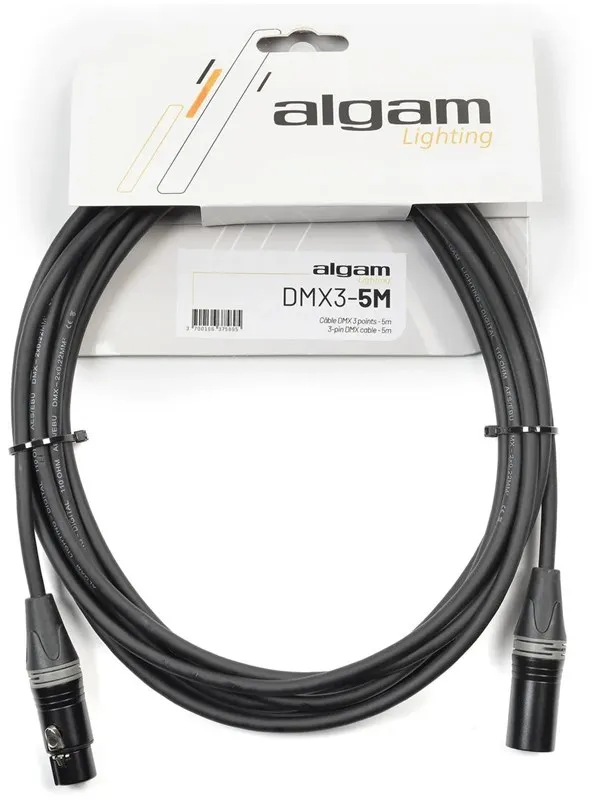 Algam Lighting DMX 3 Pin - 5 m.