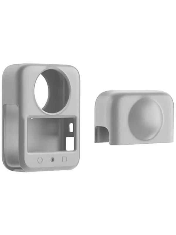 Puluz Silicone Cover with Lens for Osmo 360 - Gray