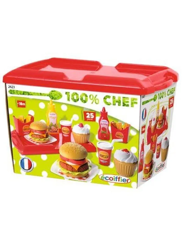 Ecoiffier Hamburger Set