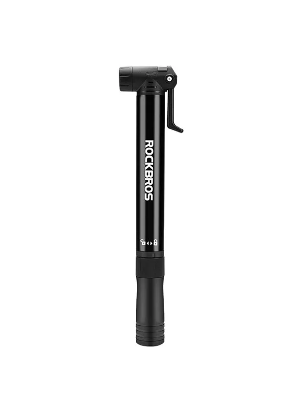 Rockbros 42320010001 Bicycle Pump Hand + Screwdriver - Black