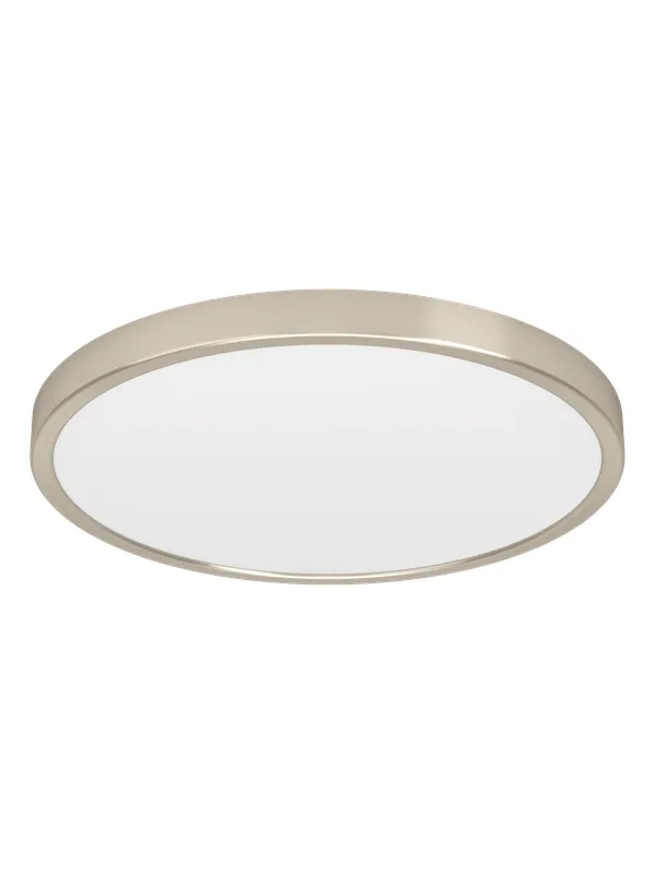 EGLO FUEVA 6-Z Matter ceiling lamp Ø390 mm LED RGB/CCT brushed steel