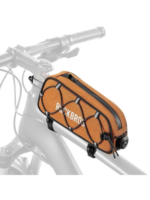 Rockbros 30120045004 ROAD TO SKY bicycle bag for the top frame tube waterproof 0.7L - orange