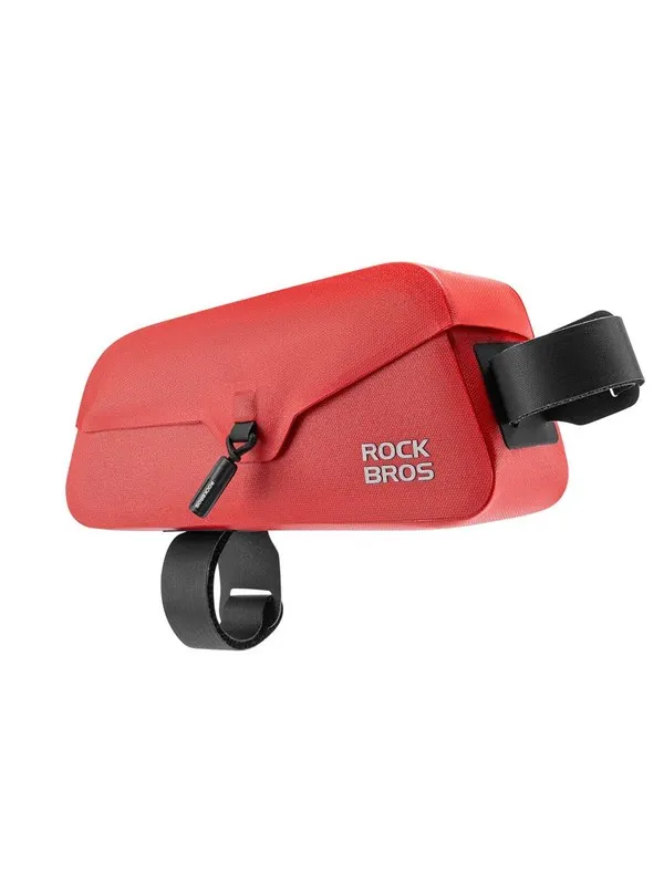 Rockbros 30120122004 Waterproof Bicycle Frame Bag with Magnetic Closure 0.9L - Red