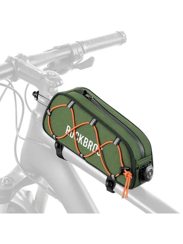 Rockbros 30120045001 ROAD TO SKY bicycle bag for the top frame tube waterproof 0.7L - green