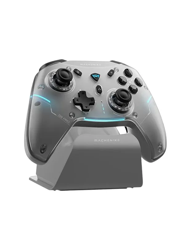 Machenike G5Pro Max Wireless Game Controller with Charging Station - Grey - Wireless Controller