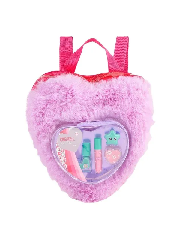 Canenco Create It! Beauty Make-up Set in Fluffy Backpack Love Purple