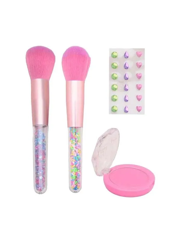 Johntoy LaLa - Blush and Brush Make-up Set with Stickers