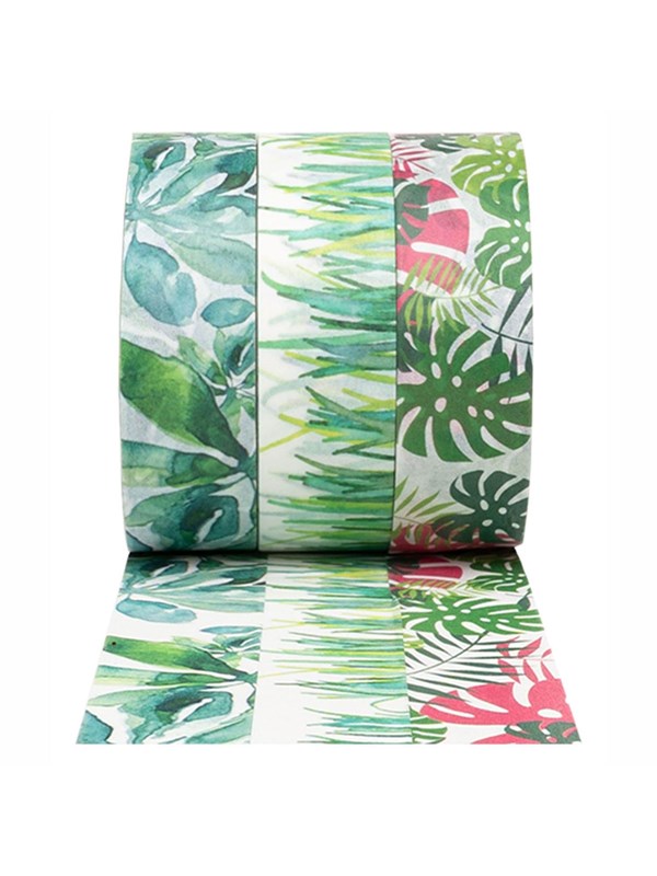 Colorations - Washi Tape Plants 3 Rolls 5mtr.
