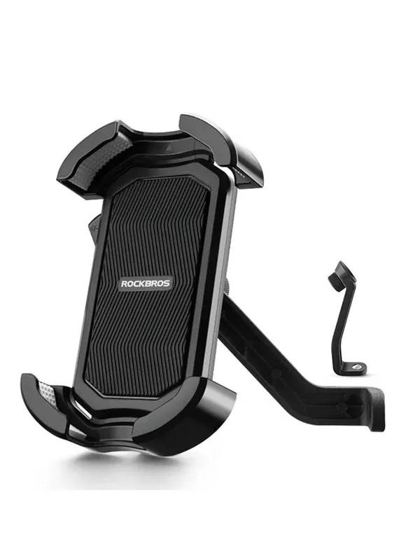 Rockbros 25210032005 Motorcycle Phone Holder for Mirror - Black