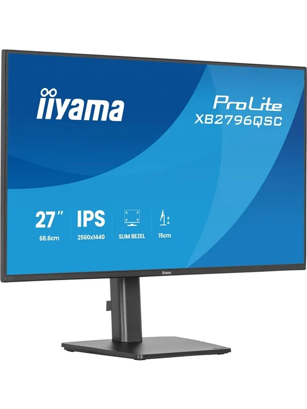 27" iiyama ProLite XB2796QSC - 2560x1440 (QHD) - 60Hz - IPS - 65W USB-C