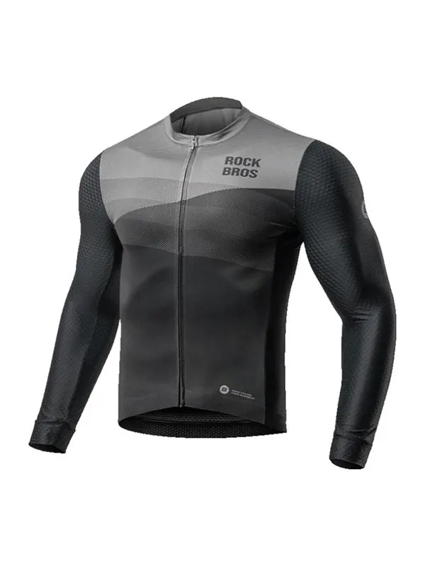 Rockbros 15120009003 Long Sleeve Cycling Jersey Spring/Summer L - Black