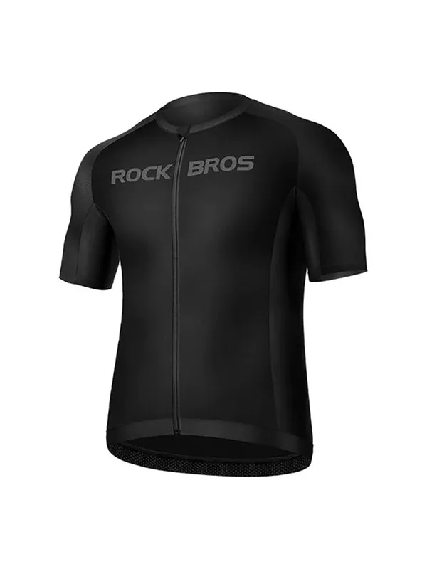 Rockbros 15120002007 Short Sleeve Cycling Jersey XXXXL - Black