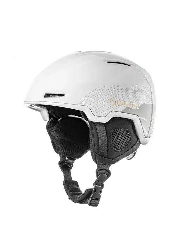 Rockbros Qunature 10130003001 Ski Helmet with Earmuffs Snowboard Size L - White