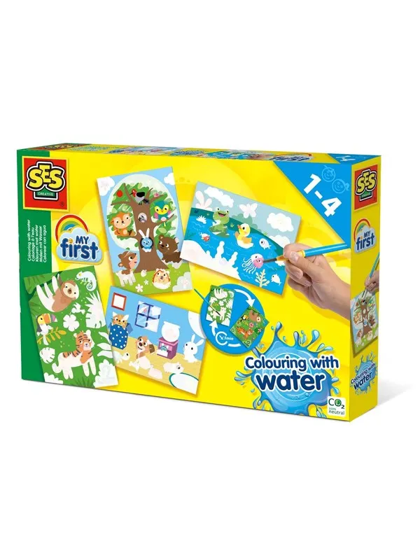 SES Creative SES My First Coloring with Water - Hidden Animals