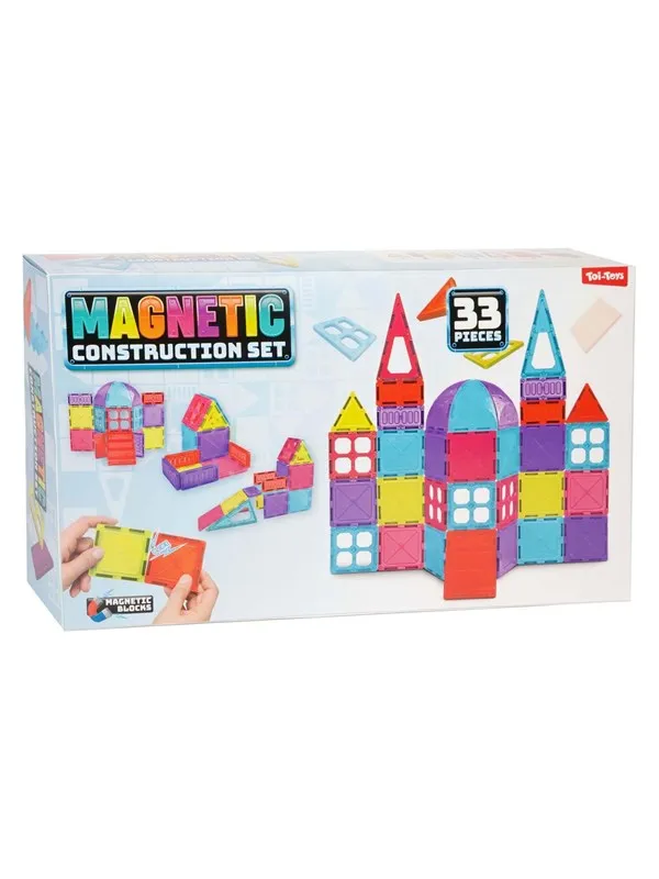 Toi-Toys Magnetic Panel Construction Kit 33pcs.