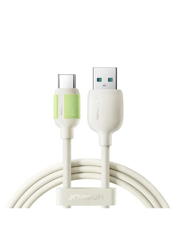 Joyroom S-A53 3A USB-A - USB-C Cable with Fluorescent Tip 1.2m - Beige