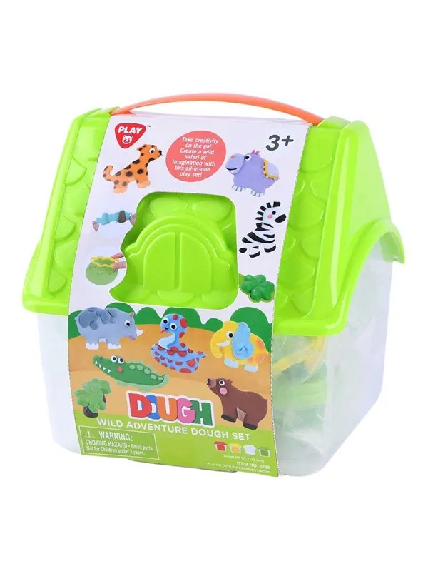Playgo Wild Adventures Clay Set - 4 Clay Pots