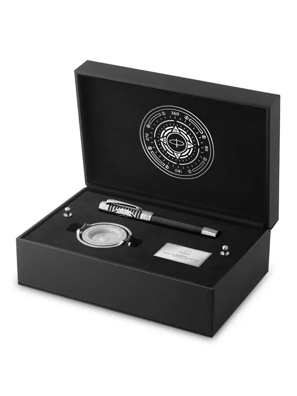 Parker Duofold Legacy of Flight Collection C.T. Fountain pen M 18K Gold nib Black ink + Convertor