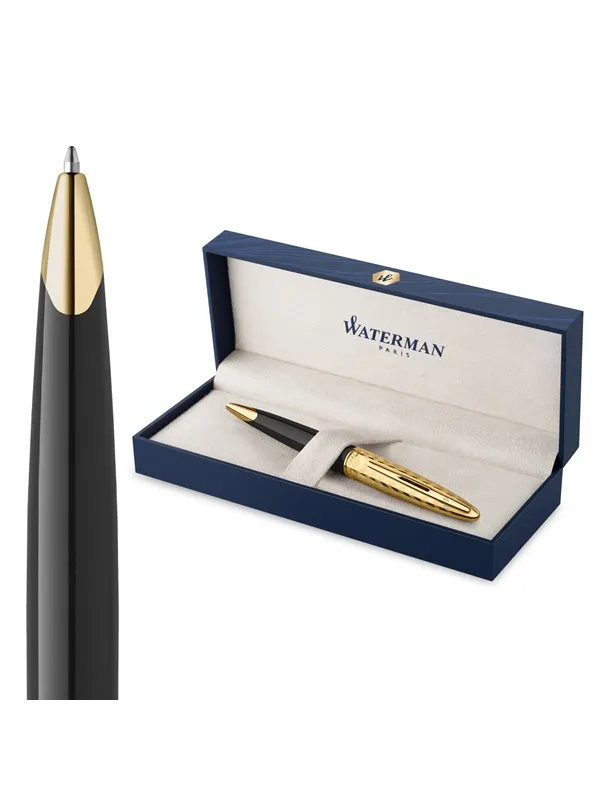 Waterman Carène 'The Opera Collection' Black & Gold G.T. Ballpen M Blue ink