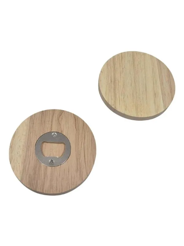 Playwood Wooden Bottle Opener Round 9.5cm
