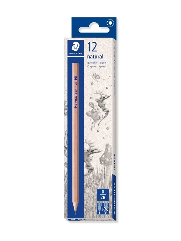 Staedtler Graphite pencil natural 2B FSC 100%