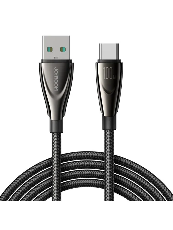 Joyroom Pioneer Series SA31-AC6 USB-A / USB-C Cable 100W 1.2m - Black