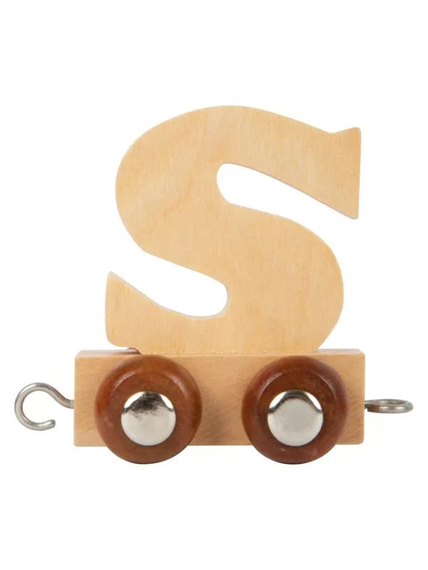 Small Foot - Wooden Letter Train - S - 12 pieces