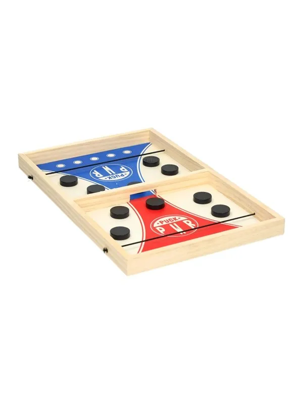 Wins Holland Lobbes Wooden Puck Shooting Game