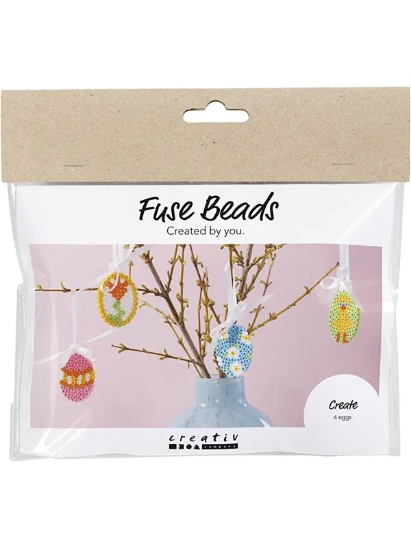 Creativ Company Mini Hobby Set Ironing Beads Hanging Egg Decorations