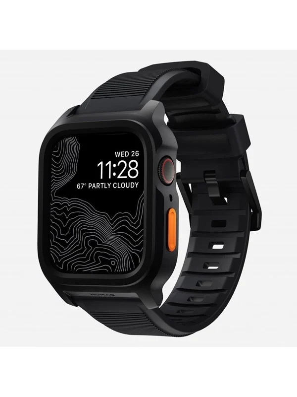Nomad - Rugged Case - Apple Watch | 45mm | Black
