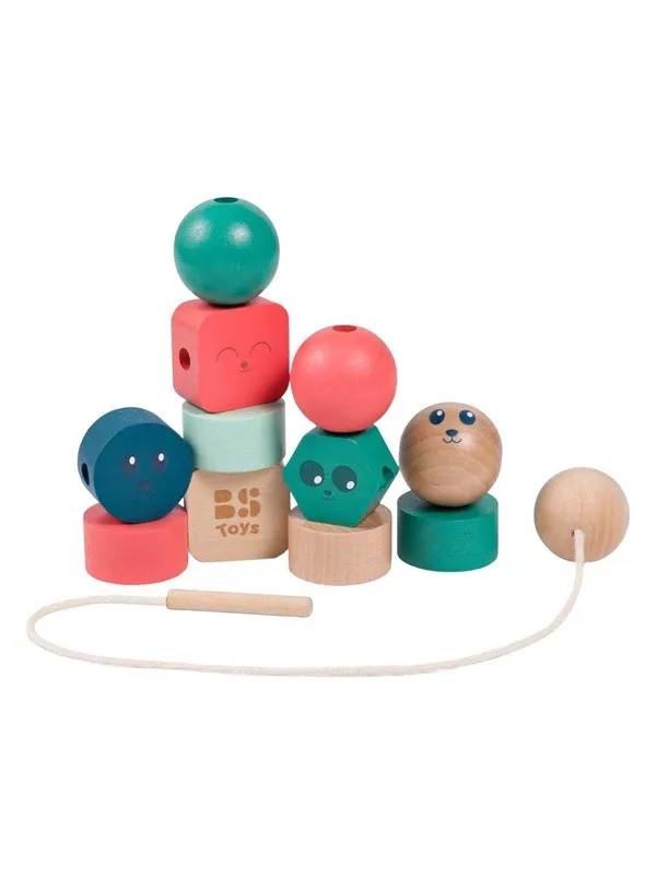 BS Toys Wooden Beads Junior - 13pcs.
