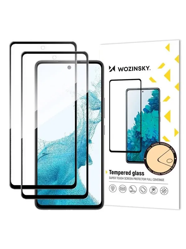 Wozinsky Full Glue Tempered Glass for Samsung Galaxy S26 Plus Compatible with Fingerprint Reader 2 Pcs