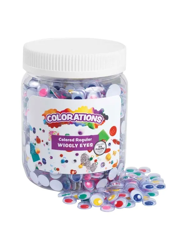 Colorations - Colored Wiggle Eyes 1000 pcs.