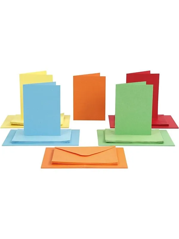 Creativ Company Cards and Envelopes Various Colors 50 Sets