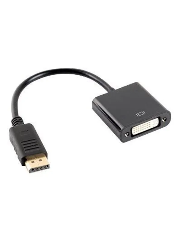 Lanberg - video adapter - DisplayPort to DVI-D - 10 cm