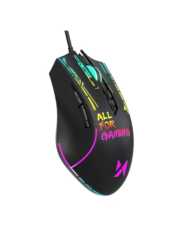 Wozinsky WMGK-7200 Optical Gaming Mouse 7200 DPI - Black - Gaming mus - 7 - Svart