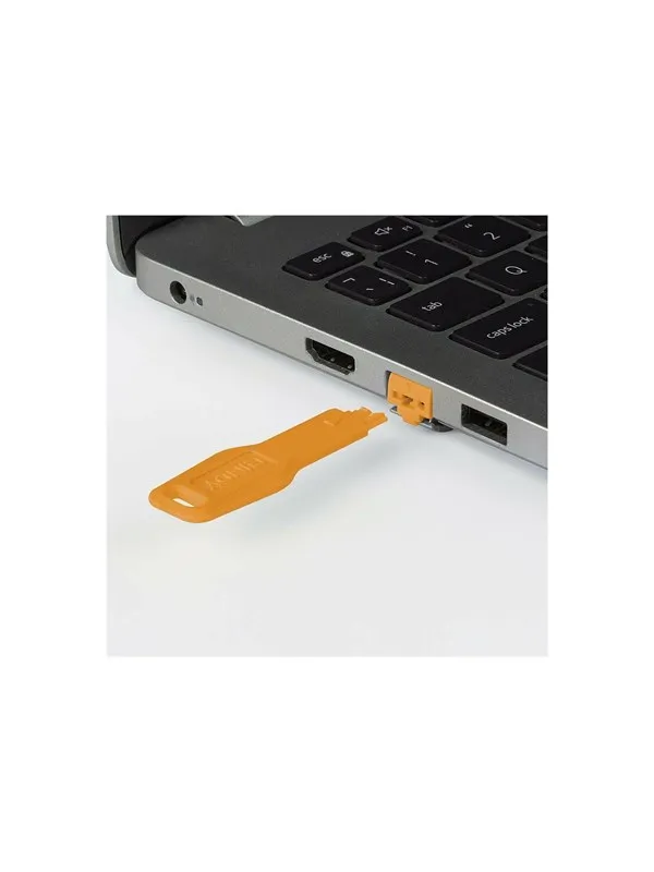 Lindy LAN port blocker - orange (pack of 20)